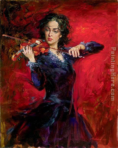 Music painting - Andrew Atroshenko Music art painting